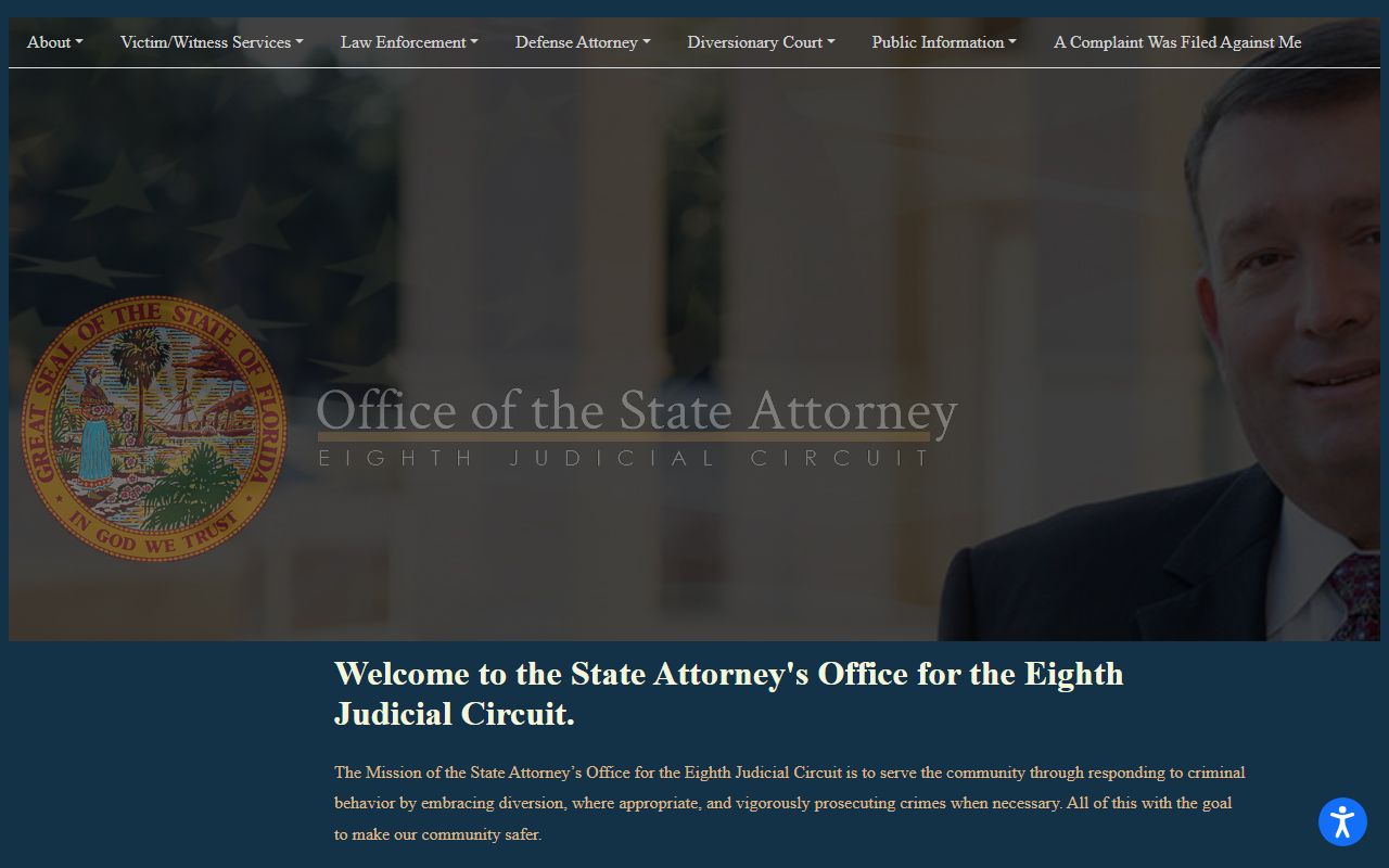 Baker County court records Eighth Judicial Circuit State Attorney charge filing
